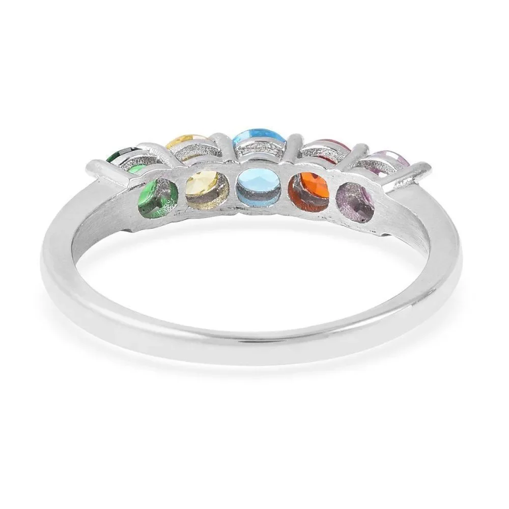 Simulated Multi Color Diamond White Austrian Crystal